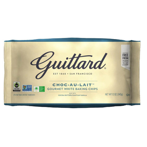 GUITTARD Choc-Au-Lait - White Vanilla Milk Baking Chips, 12oz