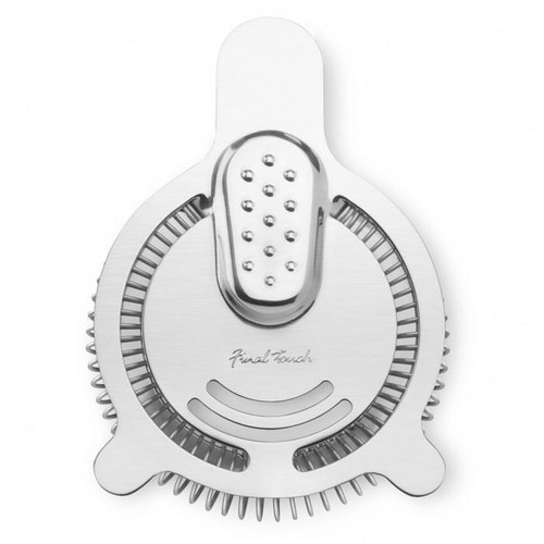 FINAL TOUCH Hawthorne Strainer - Stainless Steel FINAL TOUCH Hawthorne Strainer - Stainless Steel