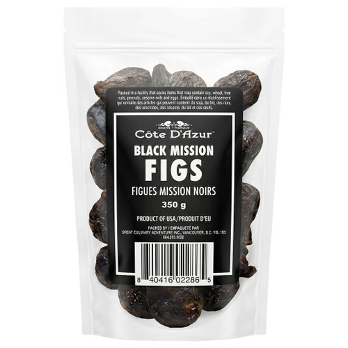 COTE D'AZUR Black Mission Figs, 350g 
