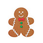 WILTON Comfort Grip Cookie Cutter - Gingerbread Boy 