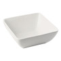 MAISON PLUS Square Bowl - White Porcelain, 16 x 16 cm