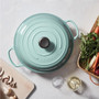 LE CREUSET Sage Braiser - Cast Iron, 3.5L 