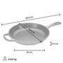 LE CREUSET Sage Iron Handle Skillet, 26cm 
