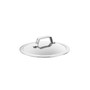 SCANPAN Glass Lid Stainless Steel Rim - TechnIQ Series, 22cm 