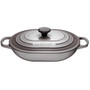 LE CREUSET. Oyster Oblong Cast Iron Casserole, 3.4L 