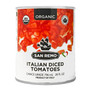 SAN REMO Italian Diced Tomatoes - Organic, 28oz 