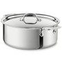 ALL-CLAD Stockpot - d3 Tri-ply Stainless Steel, 6Qt 