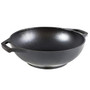 LODGE Mini Wok - Pres-Seasoned Cast Iron, 9-in 