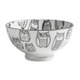TORRE & TAGUS Kiri Porcelain Medium Bowl - Owl, 6-in