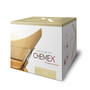 CHEMEX Bonded Coffee Natural Filters - Pre-folded Squares, 100 Pack
