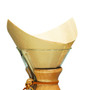 CHEMEX Bonded Coffee Natural Filters - Pre-folded Squares, 100 Pack