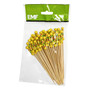 EMF Bamboo Skewer Double Beaded - Red or Yellow, 50-Piece 