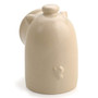 RSVP Salt Pig with Spoon - Stoneware, Oat