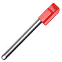 RSVP Spatula Small - Stainless & Silicone, Red 