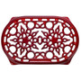 LE CREUSET Cerise Deluxe Oval Trivet - Enamelled Cast Iron