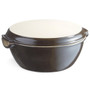 EMILE HENRY Round Bread Baker - Charcoal 