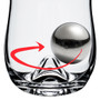 BRILLIANT Rox & Roll Set Glass + Stainless Steel Ice Ball 