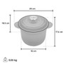 Blueberry Rice Pot - Cast Iron, 2.0L