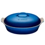 LE CREUSET Blueberry Heritage Oval Casserole - Stoneware, 3.8L 