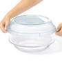 Pie Plate with Lid - Borosilicate Glass, 9-in