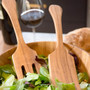 IRONWOOD Salad Utensil Extra Large - Acacia Wood, Set of 2 