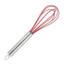 CUISIPRO Egg Whisk - Red Silicone, 8-in 