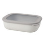 MEPAL Multi Bowl Cirqula Rectangular - Nordic White, 2000 ml 