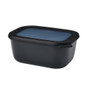 MEPAL Multi Bowl Cirqula Rectangular - Nordic Black, 1500 ml