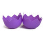 KITCHEN BASICS Egg Poacher Silicone - Assorted Colours, Set of 2