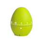 COLOUR WORKS Egg-Shaped Mechanical Timer - Assorted Colours, Soft Touch 