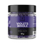 CHOCTURA Crystallized Violet Flowers - Whole, 50g