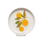 NOW DESIGNS Spoon Rest Round Lemons - Stoneware, 5.5-in 