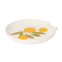 NOW DESIGNS Spoon Rest Round Lemons - Stoneware, 5.5-in 