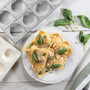 CUCINAPRO Ravioli Tray + Press - 2.5-in Extra Large Squares, 10-Count 