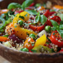 RECIPE Quinoa Salad with Charred Broccoli & Carrots