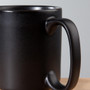 NOW DESIGNS Mug Stoneware - Black Matte Glaze, 14oz 