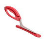 CUISIPRO Pizza Shears - Ergonomic Handle, Red