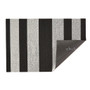 CHILEWICH Utility Mat Bold Stripe Shag Mat - Black & White, 24 x 36-in 