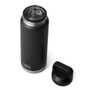 YETI Rambler Bottle With Chug Cap 1 L, Black