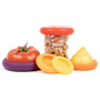 FOOD HUGGERS Food Huggers Assorted Silicone - Autumn Harvest, Set of 5