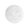 CREATIVE CO-OP Marble Soap Dish Round - White, 5-in 