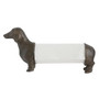 CREATIVE CO-OP Dog Paper Towel Holder - Resin, 16.75 x 5-in 