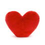 JELLYCAT Amuseable Red Heart, 5 x 4-in 