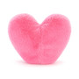 JELLYCAT Amuseable Hot Pink Heart, 5 x 4-in 