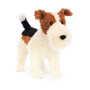 JELLYCAT Hector Fox Terrier Soft Toy, 9 x 4-in 