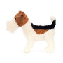 JELLYCAT Hector Fox Terrier Soft Toy, 9 x 4-in 