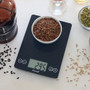 ESCALI Arti Glass Digital Kitchen Scale, Black Obsidian