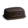 EMILE HENRY Butter Dish Ceramic - 17 x 11.5cm, Charcoal 