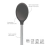 TOVOLO Mixing Spoon Silicone - Stainless Handle, Charcoal 