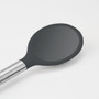 TOVOLO Mixing Spoon Silicone - Stainless Handle, Charcoal